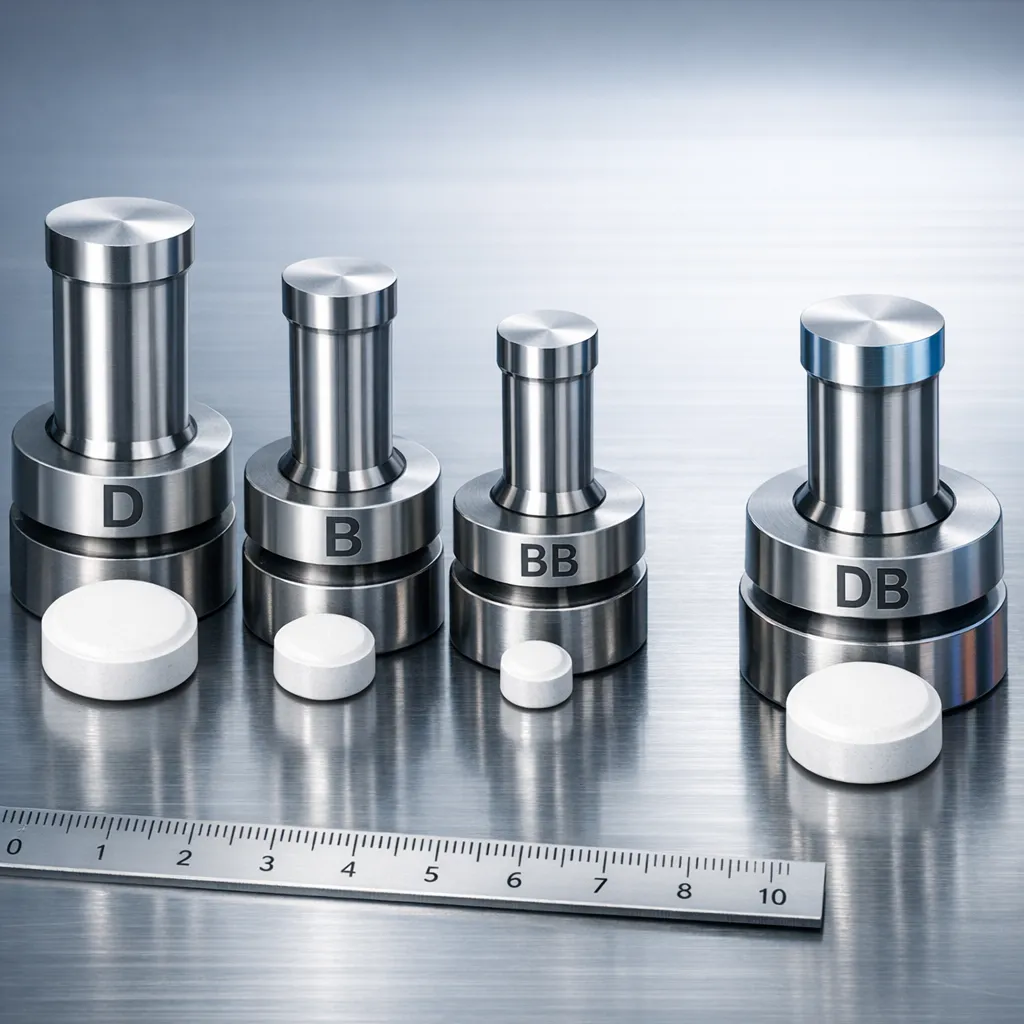 D tooling vs B tooling comparison — tablet tooling standards guide