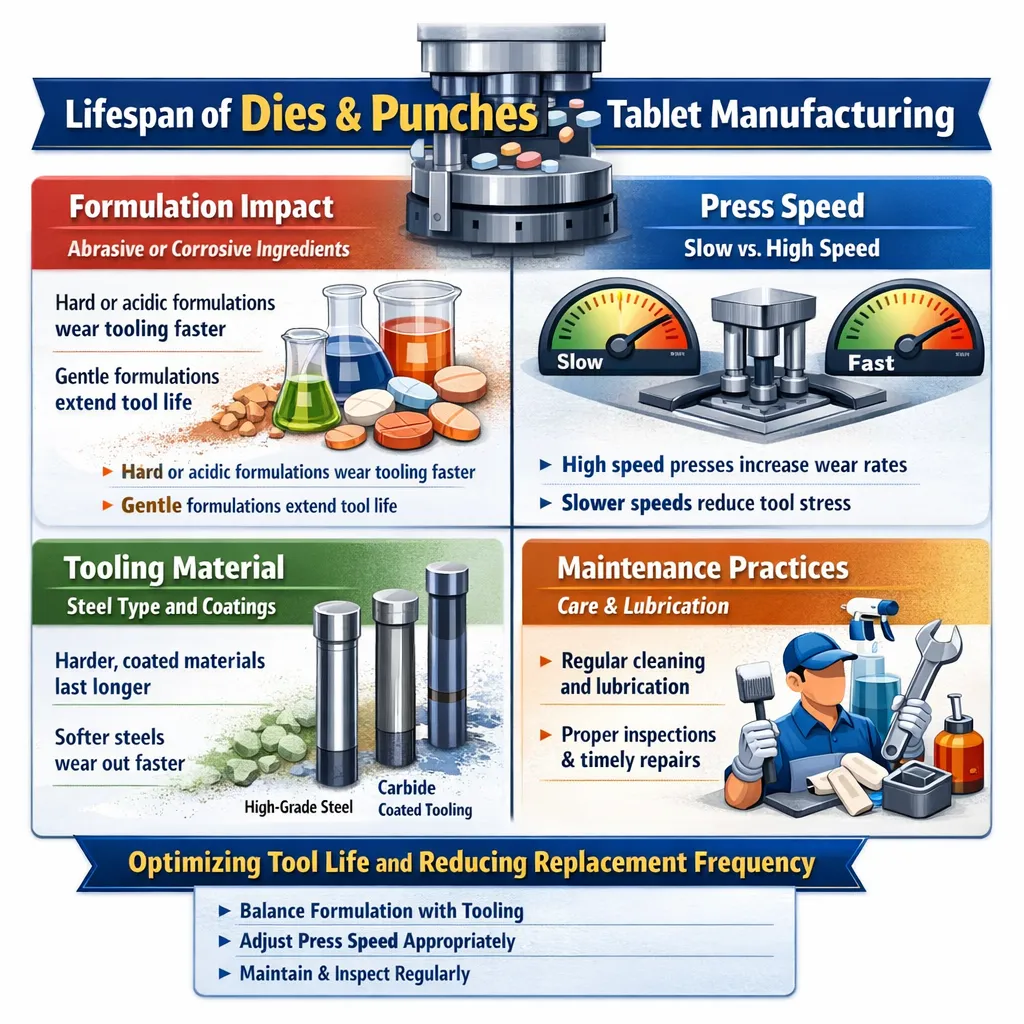 How Long Do Tablet Dies and Punches Last?