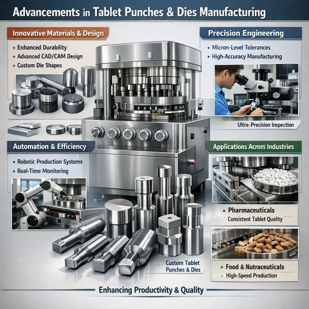 Innovations in modern tablet manufacturing — tooling design and production advances