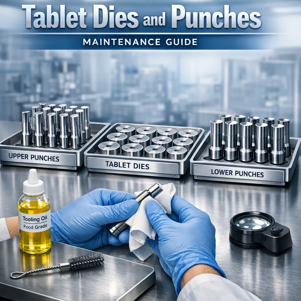 Tablet dies and punches maintenance guide — cleaning, inspection, and storage