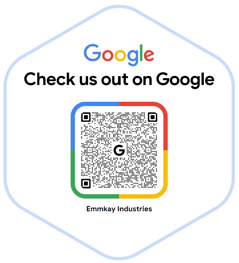 Scan QR code to find EMMKAY INDUSTRIES on Google Maps